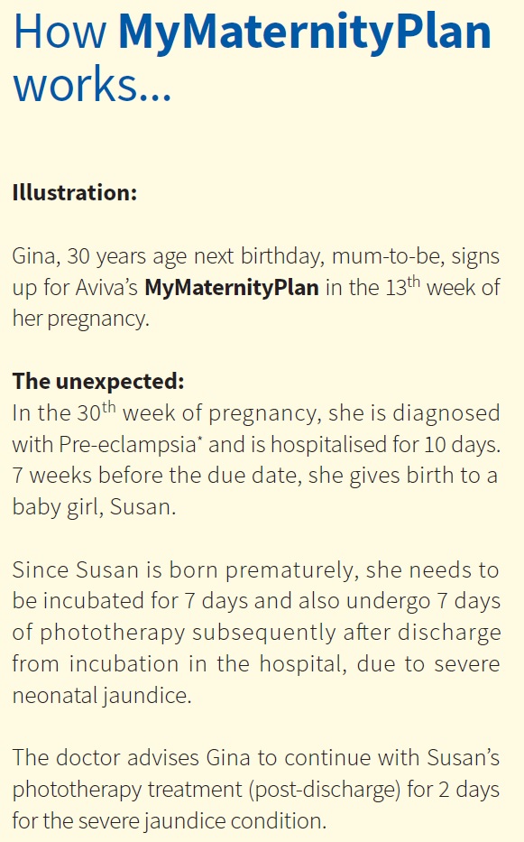 Aviva MyMaternityPlan Maternity Insurance