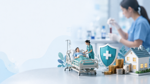 Five-year critical illness recovery period showing treatment, rehabilitation, reduced work capacity and return to employment in Singapore.